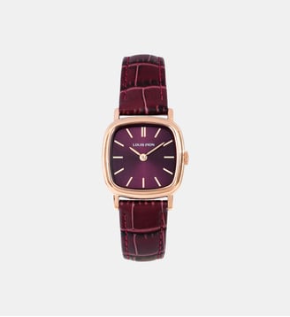 Montre Rose Bordeaux XB1028IBR\29 - Louis Pion - Doré rosé