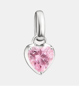 Pendentif Charm cœur pierre de naissance Janvier Connect - Thomas Sabo - Argent