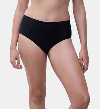 Culotte taille haute maintien avec bijou - Chantelle - Noir