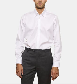 Chemise blanche col damoiseaux coupe cintrée - Atelier Privé - Blanc