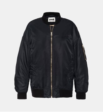 Bomber long type MA-1 - Schott - Noir