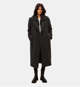 Manteau Volt - Ba&sh - Anthracite