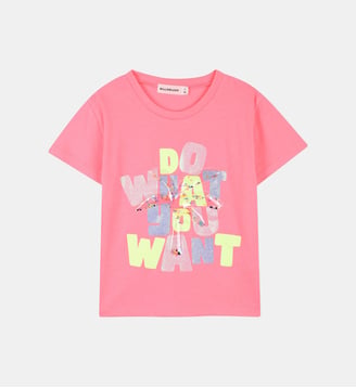 T-shirt à manches courtes - Billieblush - Rose fluo