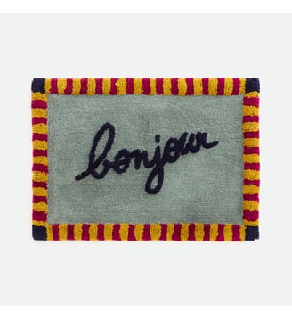 Tapis de bain tufté 1700 g/m2 - La Redoute Interieurs - Vert grisé
