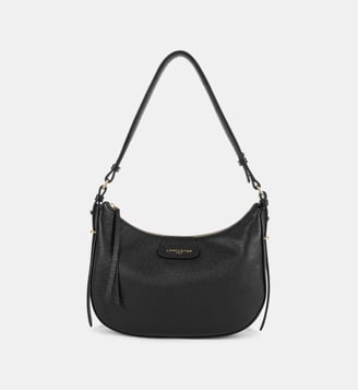Sac hobo Dune en cuir - Lancaster - Noir