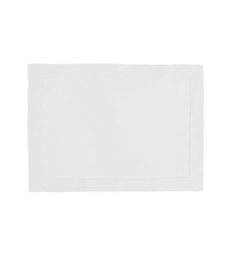 Set de table uni en lin, FLORENCE - Alexandre Turpault - Blanc