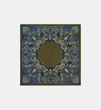 Carré Stan Paisley - Bompard - Noisette et amiral