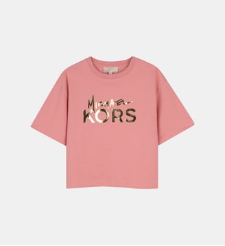 Tee-shirt manches courtes - Michael Kors Kids - Rosette