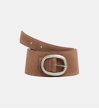 ceinture Josie en cuir de vachette marron - Agnès b. - Marron