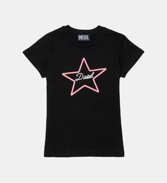 T-shirt avec logo - Diesel Kids - Noir