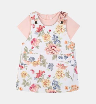 Ensemble robe et t-shirt - Chloe Kids - Rose rose