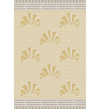 Essuie-mains Haute Viennoiserie - Le Jacquard Francais - Crème