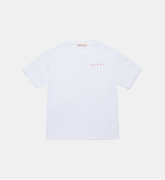 T-shirt en jersey avec poche poitrine - Marni - Blanc