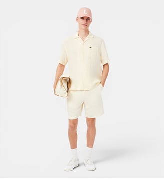 Casquette de baseball broderie 3D - Lacoste - Rose