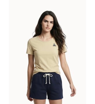 T-shirt  Contemporain - Le Coq Sportif - Beige