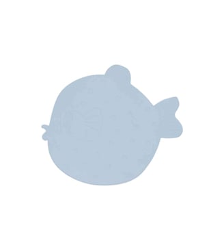 Sets de table en silicone Mini - OYOY - Bleu