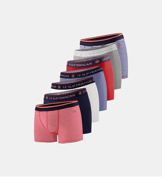 Lot de 7 boxers en coton Le Slip Francais