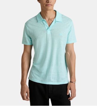 Polo en jersey de lin uni - Vilebrequin - Oxygene