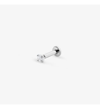 Piercing Anti-hélix Pierre - Nebuleuse Bijoux - Argent