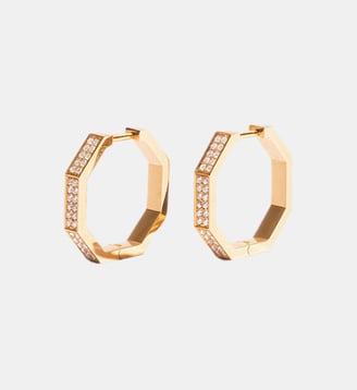 Boucles d'oreilles Octogone - JEM - Jaune