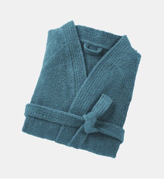 Peignoir éponge col kimono 450g/m² La Redoute Interieurs