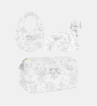 Coffret - Naissance Mes essentiels Toile de Jouy - Tartine Et Chocolat - Gris clair