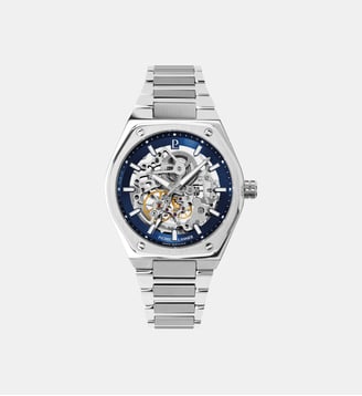 Montre automatique Copilote Bleu 308G161 - Pierre Lannier - Argenté