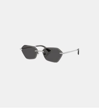Lunettes de soleil Irrégulier JC4022J - Jimmy Choo - Argent