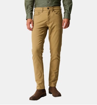 Jean droit en coton stretch Motion Mélange - Rodd & Gunn - Desert