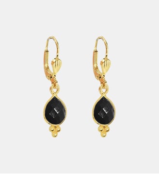 Boucle d'oreille THALIA - Nilaï - Noir