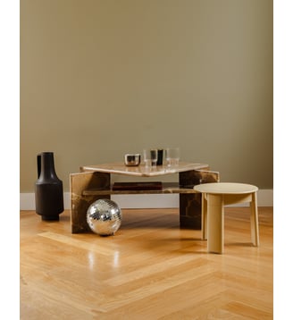 Table basse en marbre Marie-Pierre N°61- Produit chiné - Debongout - Vert