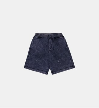 Short en molleton avec logo - Dsquared2 - Bluette crépusculaire