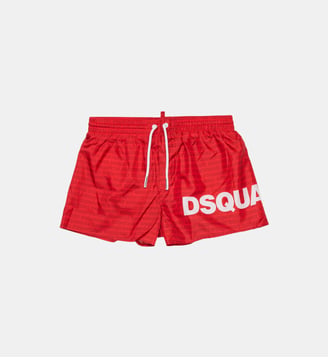 Boxer de bain avec logo - Dsquared2 - Rouge