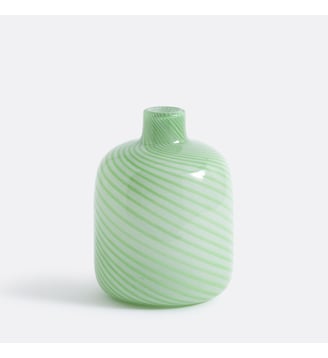 Vase en verre à rayures, H22,5 cm La Redoute Interieurs