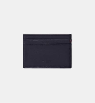 Porte cartes Martin en cuir lisse - Le Tanneur - Bleu foncé