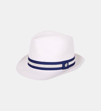 Trilby en papier - Roland-Garros - Bleu