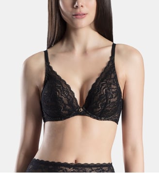 Soutien gorge Triangle avec armatures - Aubade - Noir