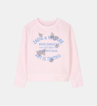 Sweat-shirt en molleton - Zadig&Voltaire Kids - Mauce morn