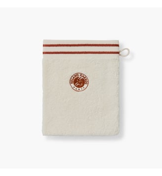 Gant de toilettes    - Beige - Carré Blanc - Beige