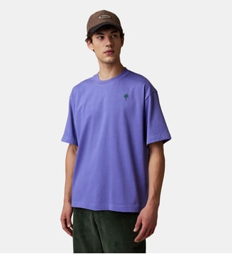 T-shirt en maille - Faguo - Violet foncé