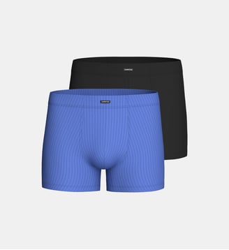Lot 2 Boxers en Lyocell - Impetus - Bleu