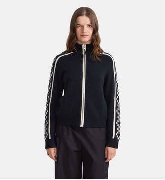 blouson en jacquard - Agnès b. - Noir