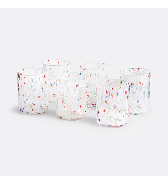 Lot de 6 gobelets mouchetés - La Redoute Interieurs - Multicolore