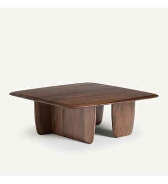 Table basse en noyer massif, grand modèle - AM.PM - Noyer