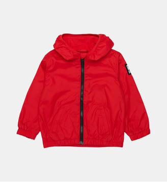 Veste coupe-vent avec logo imprimé - Diesel Kids - Rouge