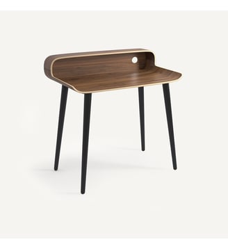 Bureau plaqué Noyer - AM.PM - Noyer et noir