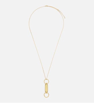 Collier à pendentif porte lunettes unisexe en laiton - AMI Paris - Or
