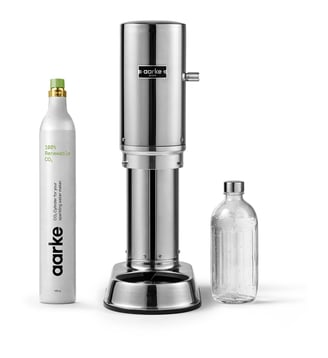 Machine à soda Pack Carbonator Pro Inox + CO2 - AARKE - Orange