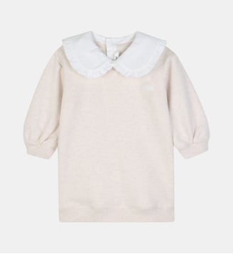Robe manches longues - Chloe Kids - Écru chiné