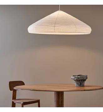 Suspension en papier de riz - AM.PM - Blanc